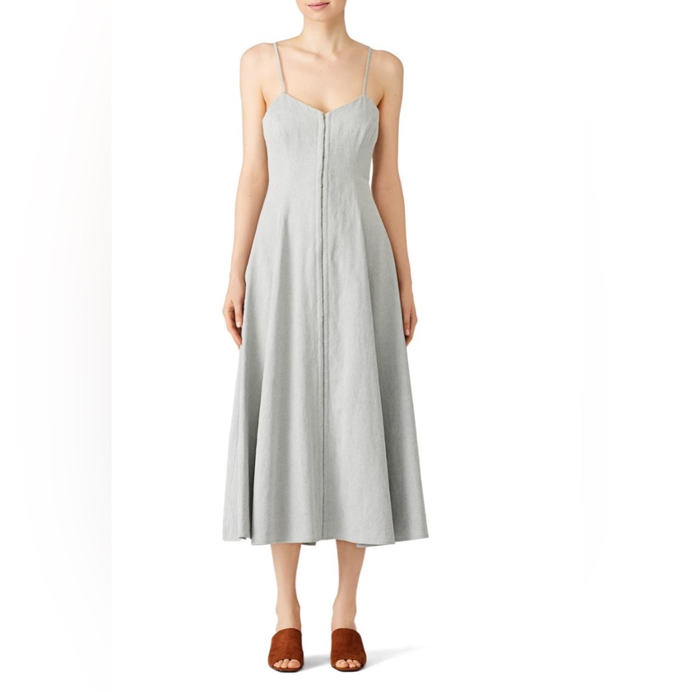 Mara Hoffman denim/chambray spaghetti strap dress. US SIZE 6